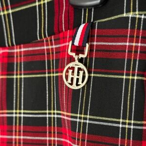 TOMMY HILFIGER Women's TH Flex Light Weight Ponte Pants Plaid (6)